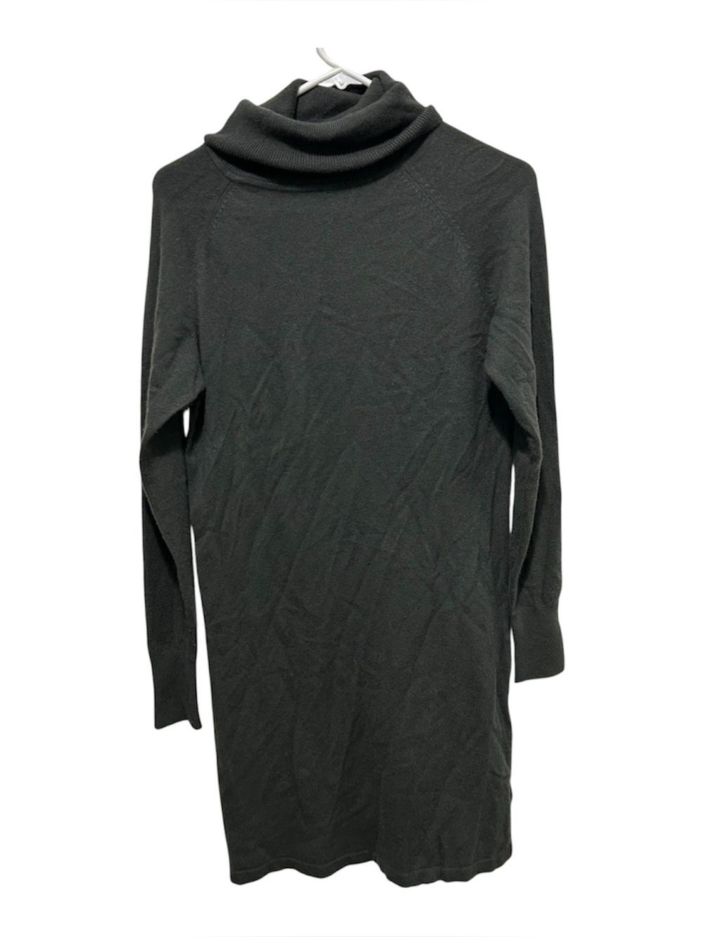 Quince Mongolian Cashmere Turtleneck Sweater Dress Gray Moss Size Large